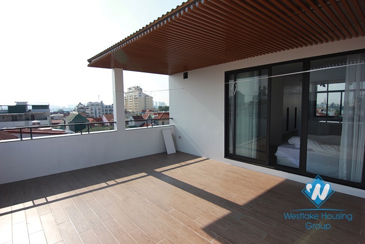 Brand new and very quality Studio with big balcony for rent in Tay Ho area