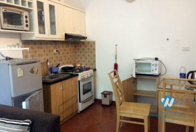 Ground floor-one bedroom apartment for rent in Linh Lang st, Ba Dinh district 