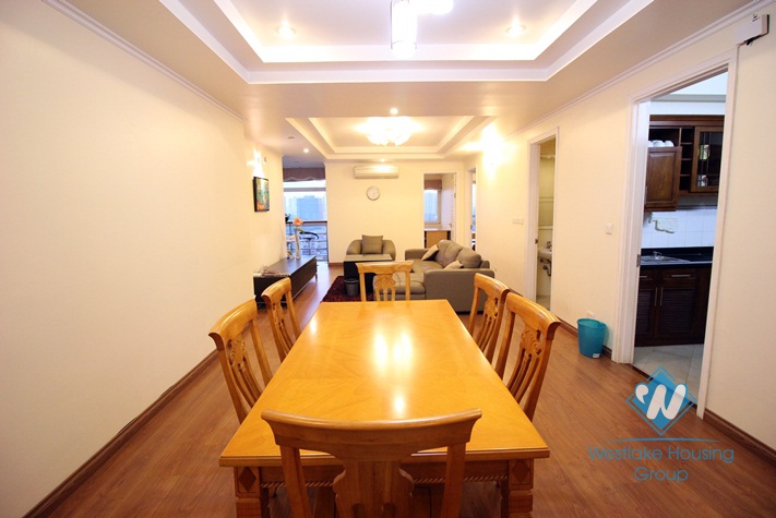 Bright and Fully Furnished Three Bedrooms Apartment for Rent in Ciputra Area