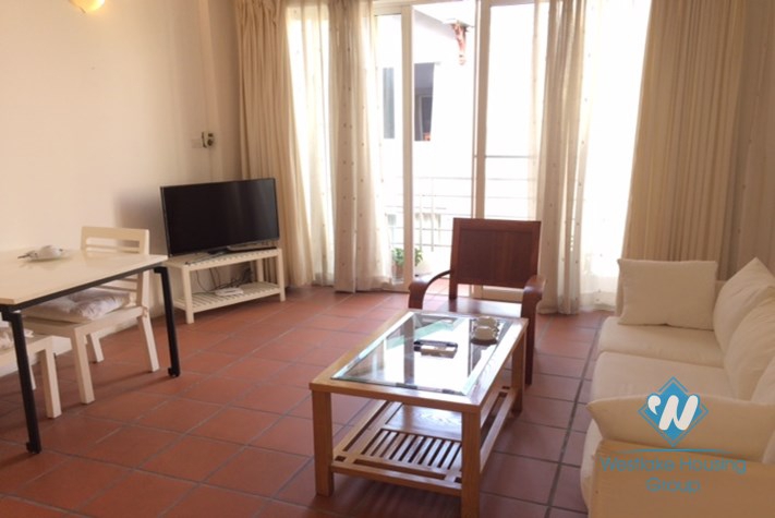 Balcony apartment with one bedroom for rent in Linh lang st, Ba Dinh district 