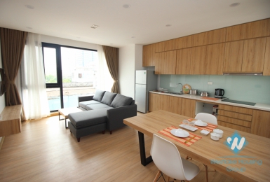 Newly serviced apartment for rent in Hoang Quoc Viet st