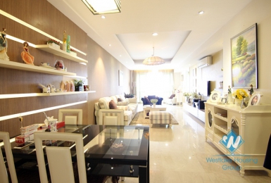 Beautifully renovated 2 bedrooms apartment for rent in Ciputra, Tay Ho, Hanoi  