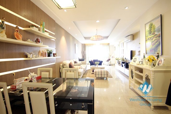 Beautifully renovated 2 bedrooms apartment for rent in Ciputra, Tay Ho, Hanoi  