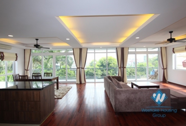 Beautiful 4 bedrooms apartment for rent on Au Co, Tay Ho, Hanoi