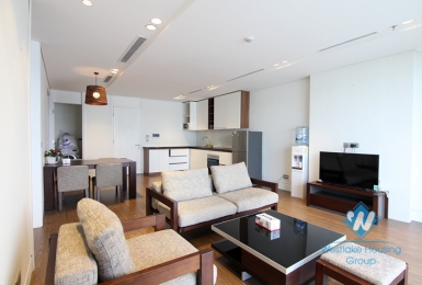 Nice lake view two bedrooms apartment for rent in Yen Phu village, Tay Ho, Ha Noi
