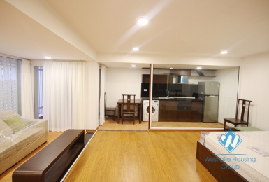 Modern ground floor apartment for rent in Nhat Chieu alley, Tay Ho, Hanoi