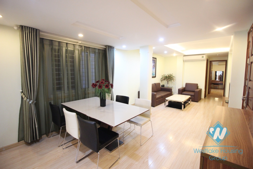 Good price three bedrooms apartment for rent at Giang Vo street, Dong Da district, Ha Noi
