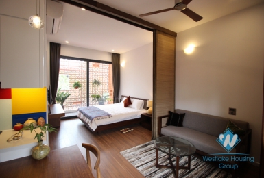 Japanese style studio apartment for rent in Hai Ba Trung district, Ha Noi