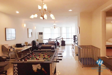 An penthouse apartment for rent at P building Ciputra, Ha Noi