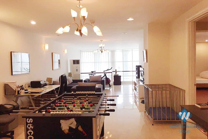 An penthouse apartment for rent at P building Ciputra, Ha Noi