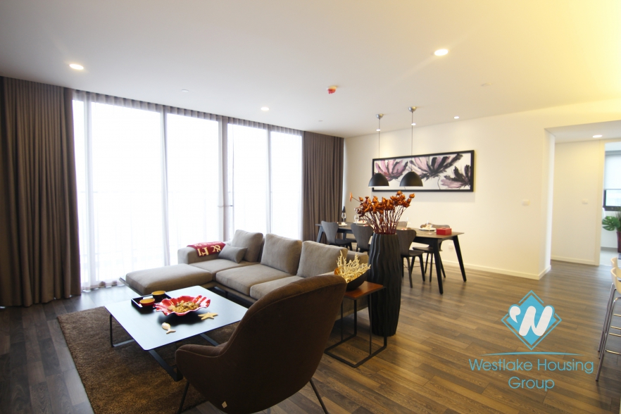 Modern executive apartment for rent in Somerset Westpoint, Tay Ho, Hanoi