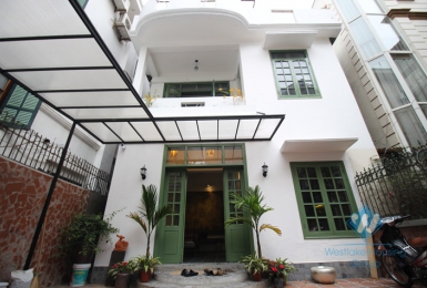Bright and modern house with lots of characters, available to rent in Tay Ho, Hanoi