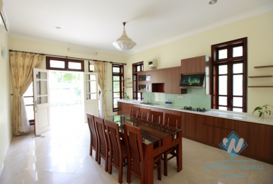 Bright and nice house for rent in Ciputra, Tay Ho, Hanoi.