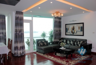 Nice lake view apartment for lease in Tay Ho district, Hanoi