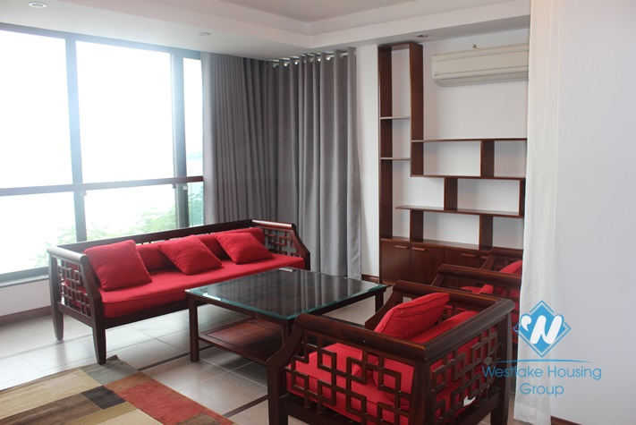 Lake view and brand new 2 bedrooms apartment for rent in Tay Ho District, Hanoi