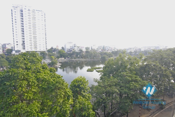 Lake view apartment for rent in Truc Bach, Hanoi