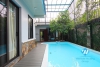 Gorgeous swimming pool garden villa for rent in Tay Ho