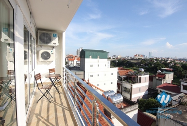 New one bedroom apartment with lake view for rent in Tay Ho area 