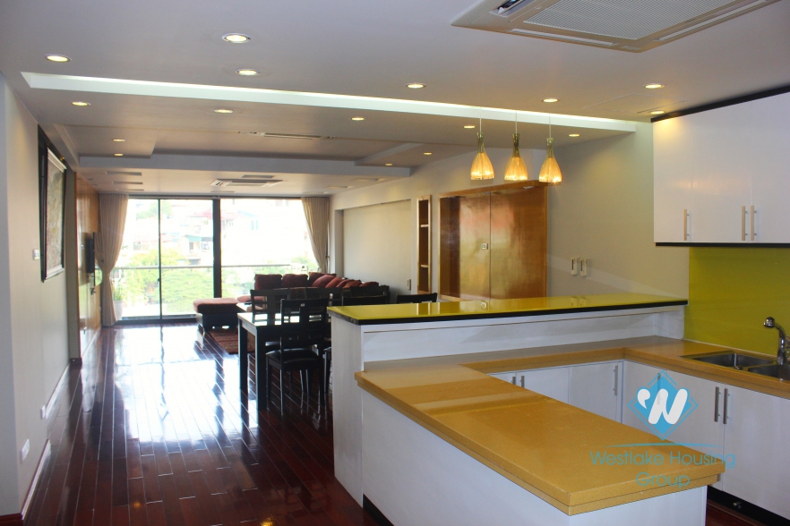 Modern apartment for rent in Yen Phu, Tay Ho, Hanoi