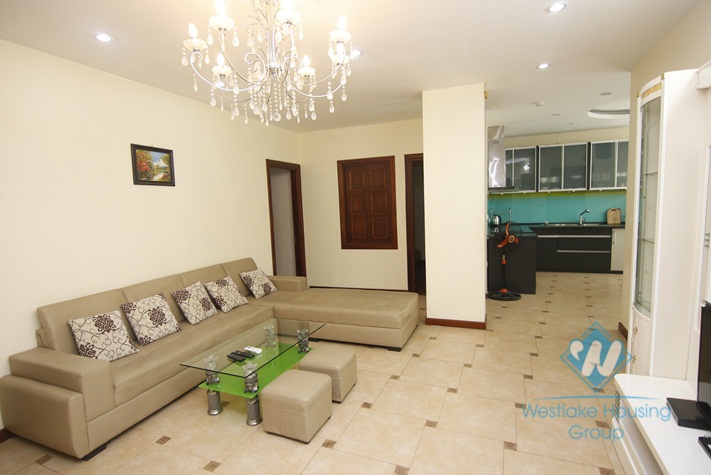 Cheap price 4 bedrooms apartment for rent near Thuy Khue street, Hanoi.