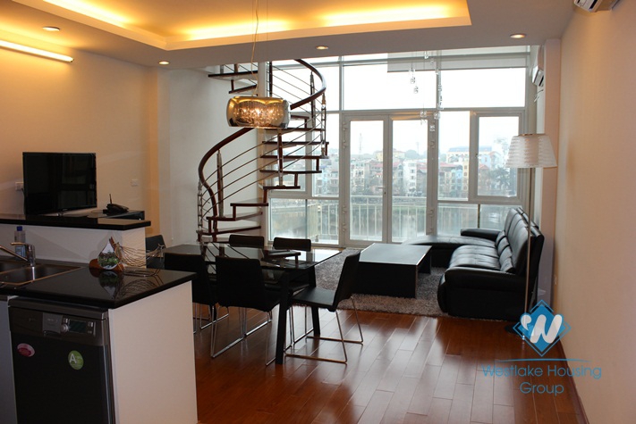 Penthouse apartment for rent in Truc Bach area, Ba Dinh, Ha Noi