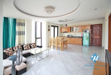 Serviced apartment for lease in Truc Bach area, Ba Dinh, Hanoi