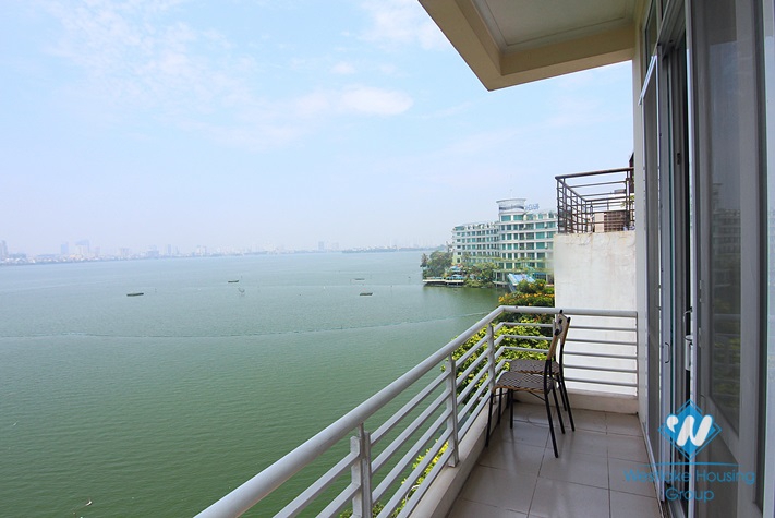 2 bedroom apartment with nice view for lease in Yen Phu village, Tay Ho, Hanoi