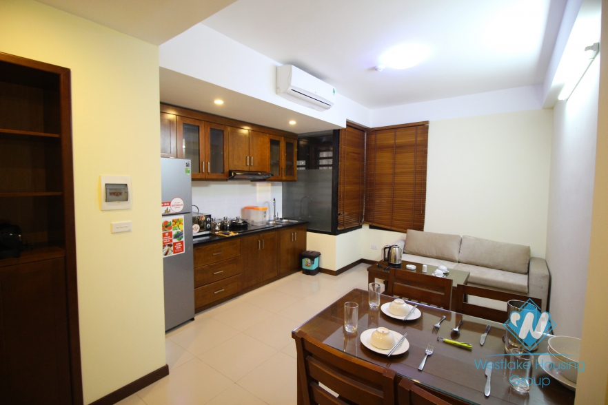 Brand new one bedroom apartment for rent in Dao Tan street, Ba Dinh district, Ha Noi
