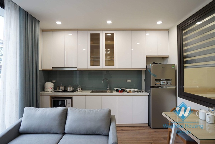 A cozy with stylish furniture 1 bedroom  apartment for rent in Ba Dinh District
