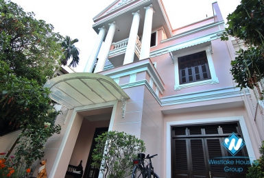 A huge villa with large terrace for rent in Ciputra D Block