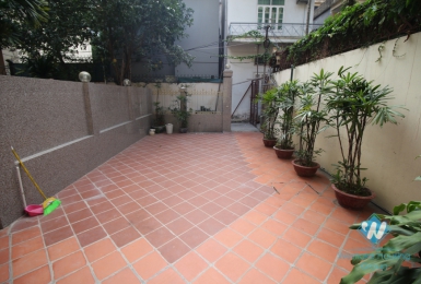 House with large yard and balconies for rent on To Ngoc Van, Tay Ho, Hanoi