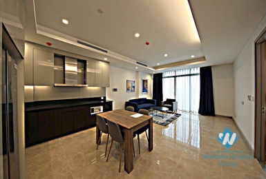 High quality 2 bedrooms apartment for rent in Sun Grand building, Thuy Khue, Ba Dinh.