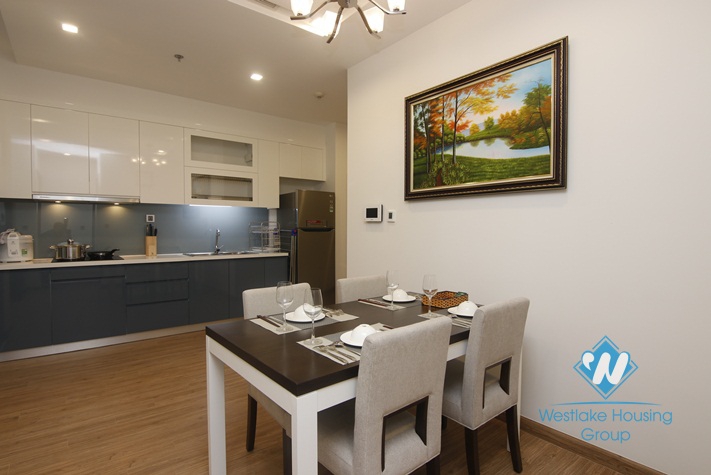 A modern 1 bedroom apartment for rent in Vinhome Metropolis