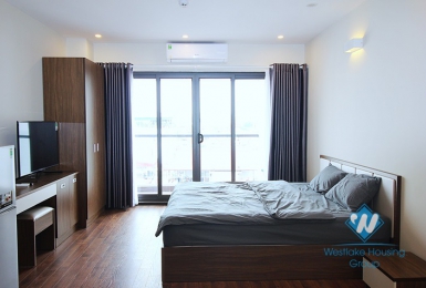High floor and brand-new studio for rent in Nhat Chieu st, Tay Ho.