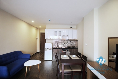 Bright studio with balcony for rent in Nhat Chieu st, Tay Ho.