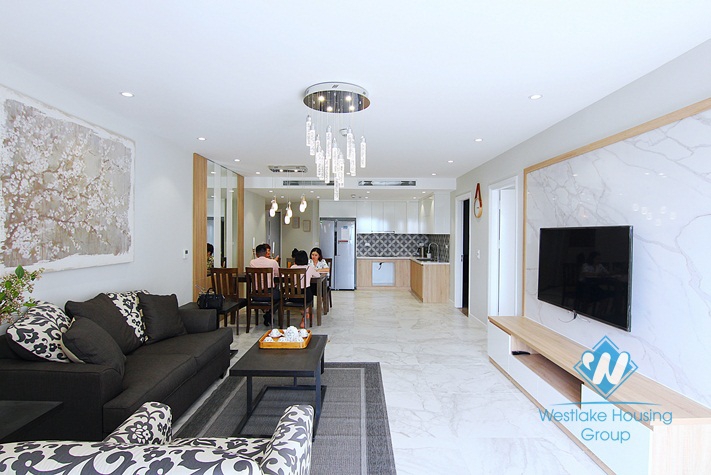 A brand new and luxury 3 bedroom apartment for rent in D'. LE ROI SOLEIL Xuan Dieu