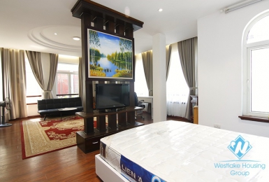 Spacious studio for rent in Quan Thanh st,  Ba Dinh