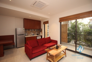 A beautiful 1 bedroom apartment with little balcony for rent on Ngoc Thuy, Long Bien