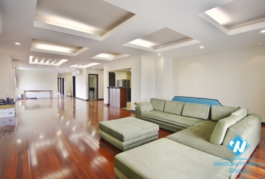 Four-room ambassador-sized apartment for rent in a quiet alley in the heart of Hoan Kiem district