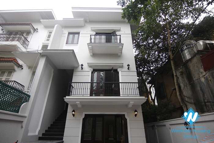 The newly renovated villa for rent in Hoan Kiem is suitable for living, business or office