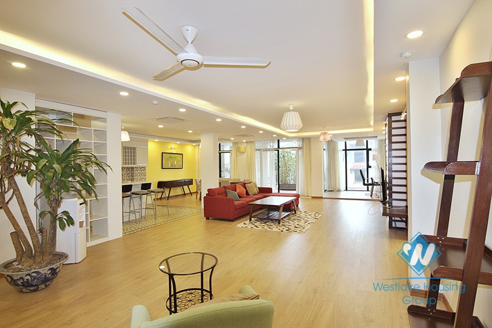 A sweet and delightful 4 bedroom apartment for rent on To Ngoc Van street