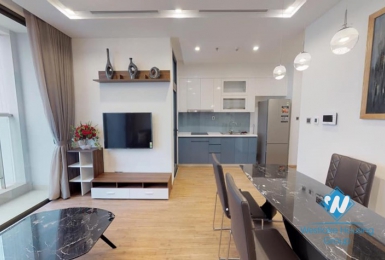 High floor apartment with 2 bedrooms in M2 Building Vinhome Metropolis for rent 