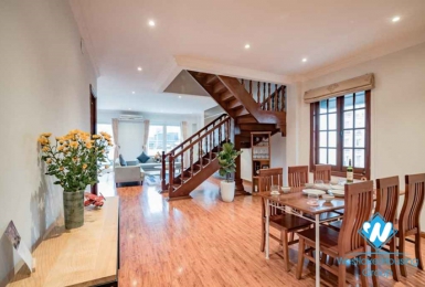 Three bedroom duplex apartment for rent in Hanoi Old Quarter.