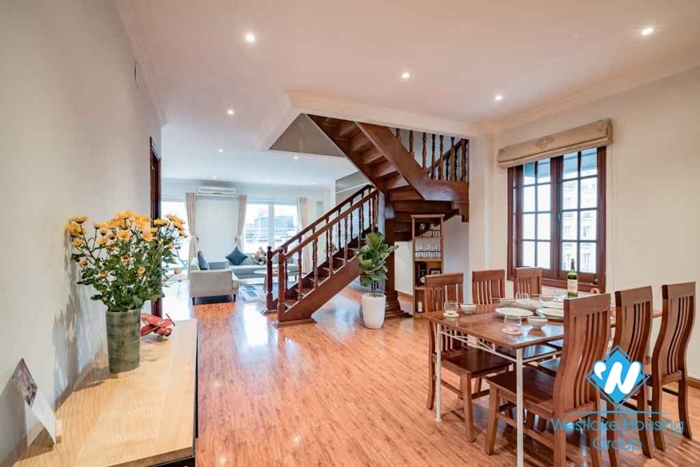 Three bedroom duplex apartment for rent in Hanoi Old Quarter.