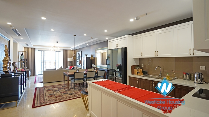 Spectacular serviced 3 bedroom apartment for rent in D’. Le Roi Soleil, Tay Ho, Hanoi