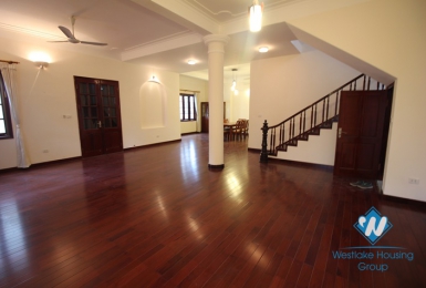 Charming house located in a quiet area with swimming pool and 5 bedrooms for rent in Westlake Tay Ho, Hanoi, Vietnam