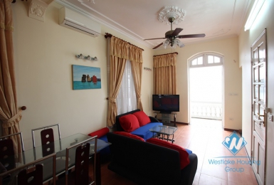 Lake view, separate 01 bedroom apartment for rent in Tay Ho, Hanoi.