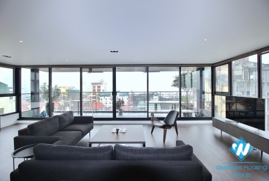 Super modern with lake view duplex to lease in Tay Ho district