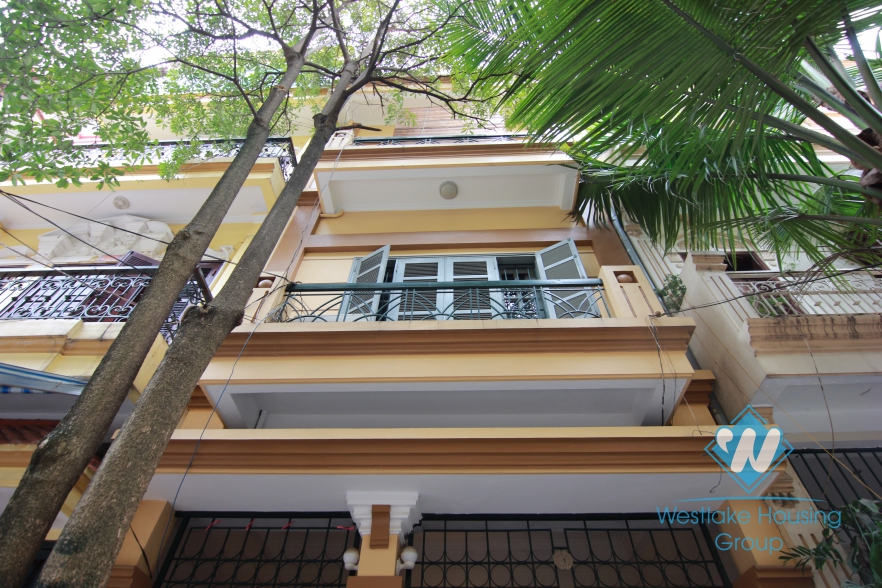 Furnished new house for rent in Ton Duc Thang Street, Hanoi