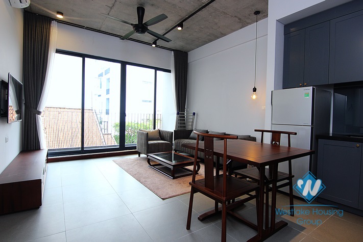 Balcony 1 bedroom apartment for rent in Tu Hoa st, Tay Ho, Ha Noi
